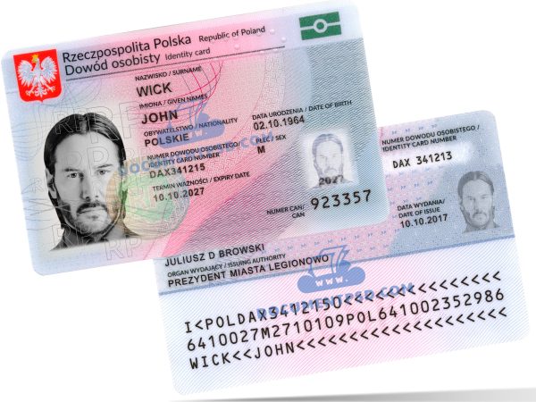 Poland ID Card 2019 PSD Template