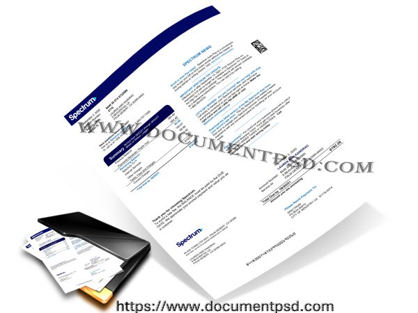 Spectrum Statement California United States PSD Template