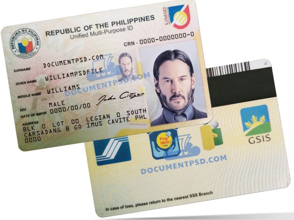 Philippines ID PSD Template