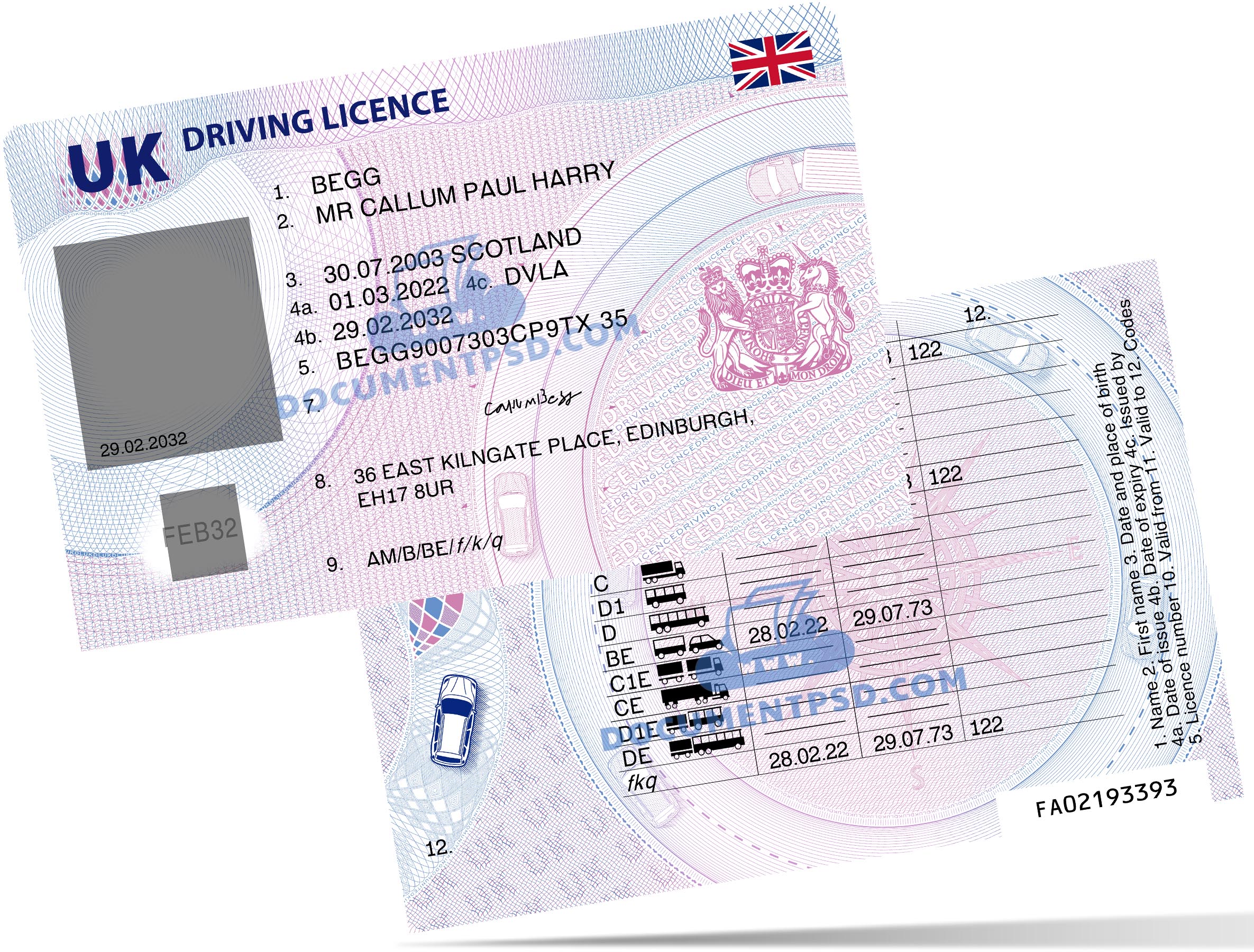 United Kingdom dl 2022  vector quality PSD Template