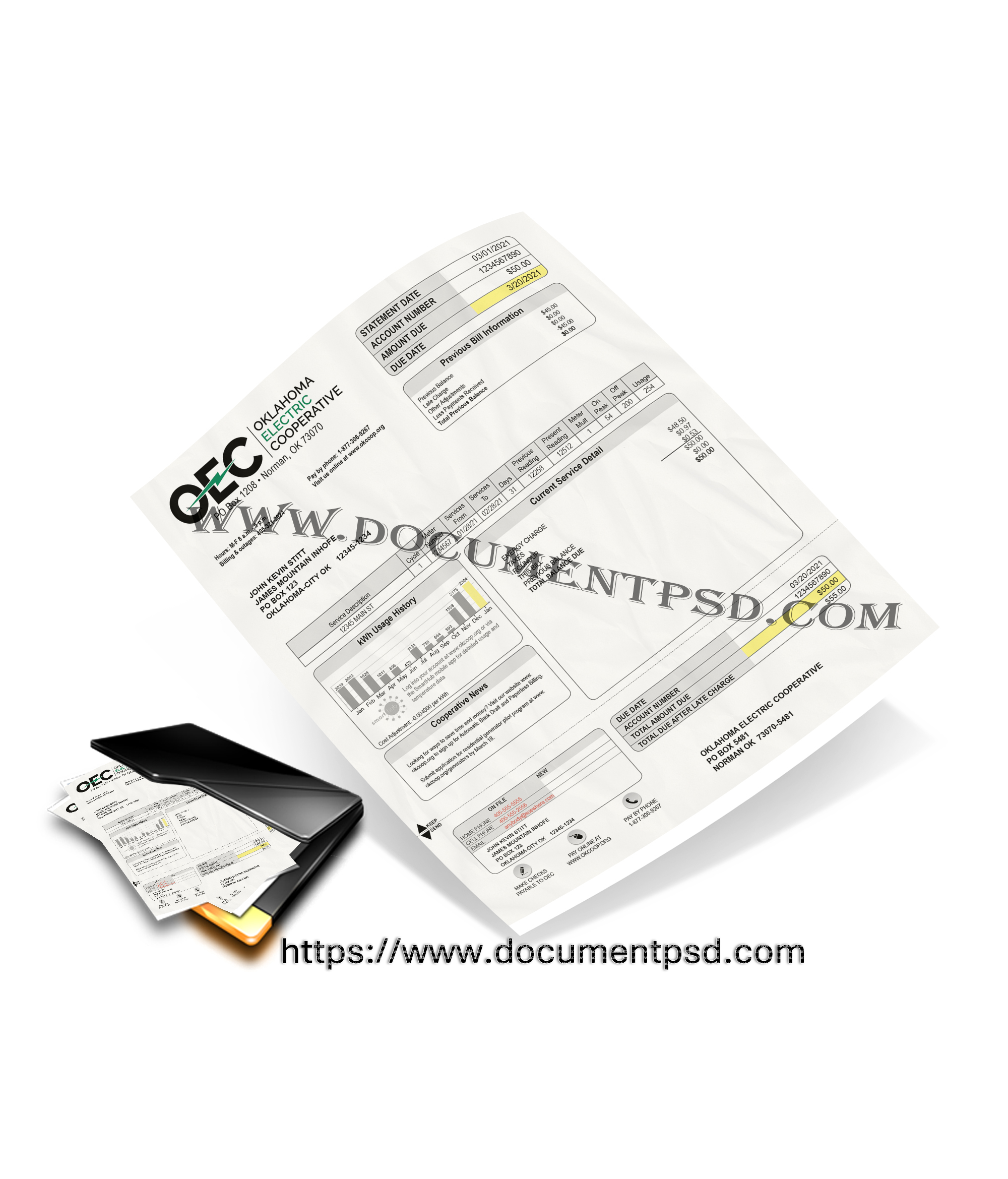 Oklahoma Electric Cooperative Statement Oklahoma PSD Template